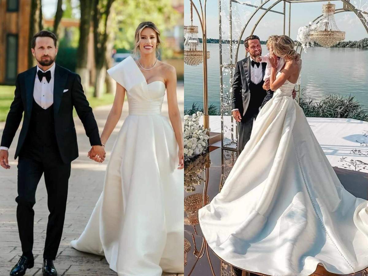 Gabriela Oțil și-a filmat familia la nunta ei. Dani și Gabriela Oțil