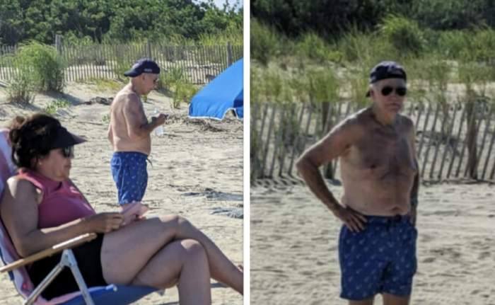 Joe Biden la plaja
