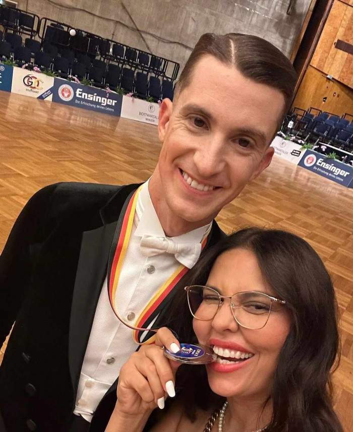 Andreea Popescu, mândră de soțul ei: „E pus pe fapte mari”. Rareș Cojoc a obținut o nouă performanță la dans sportiv / FOTO