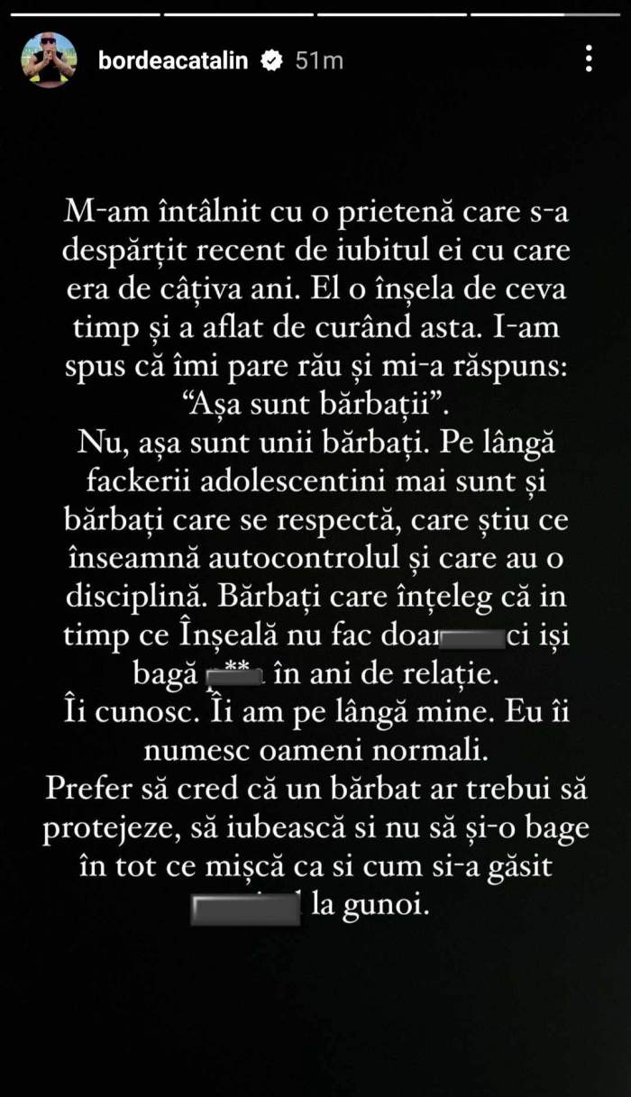 Cătălin Bordea, deranjat după ce o femeie i-a spus că toți bărbații sunt la fel. Mesajul tranșant transmis de comediant: „Prefer să...” / FOTO