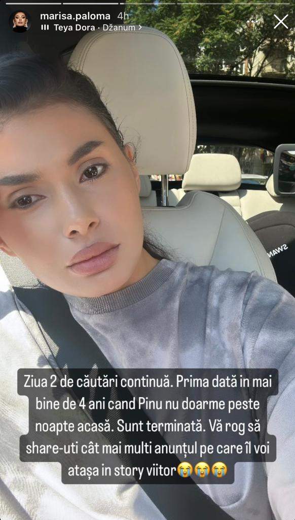 Marisa Paloma, strigăt de disperare! Vedeta oferă recompensă: "Vă rugăm din inimă” / FOTO