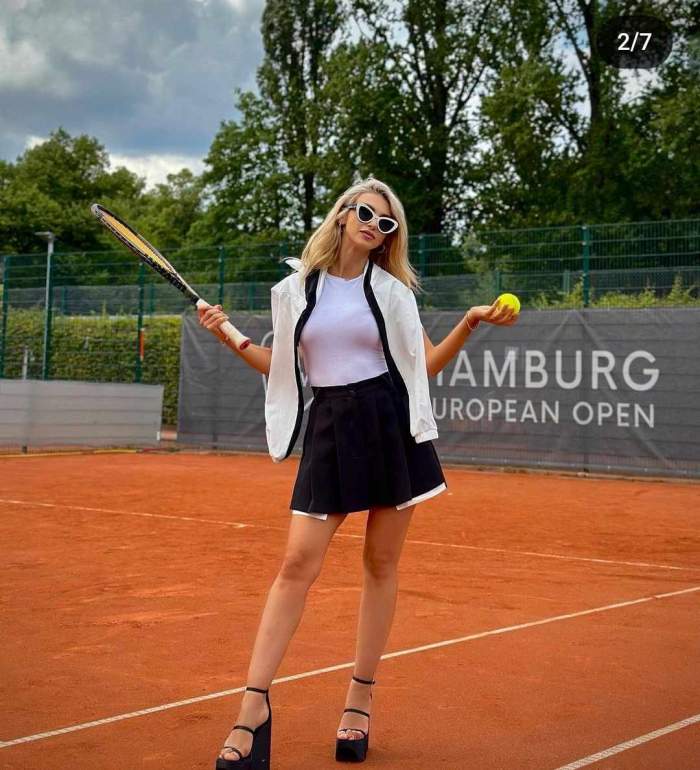 Dovada că relația Andreei Bălan cu Victor Cornea devine din ce în ce mai serioasă! Unde a dus-o jucătorul de tenis / VIDEO