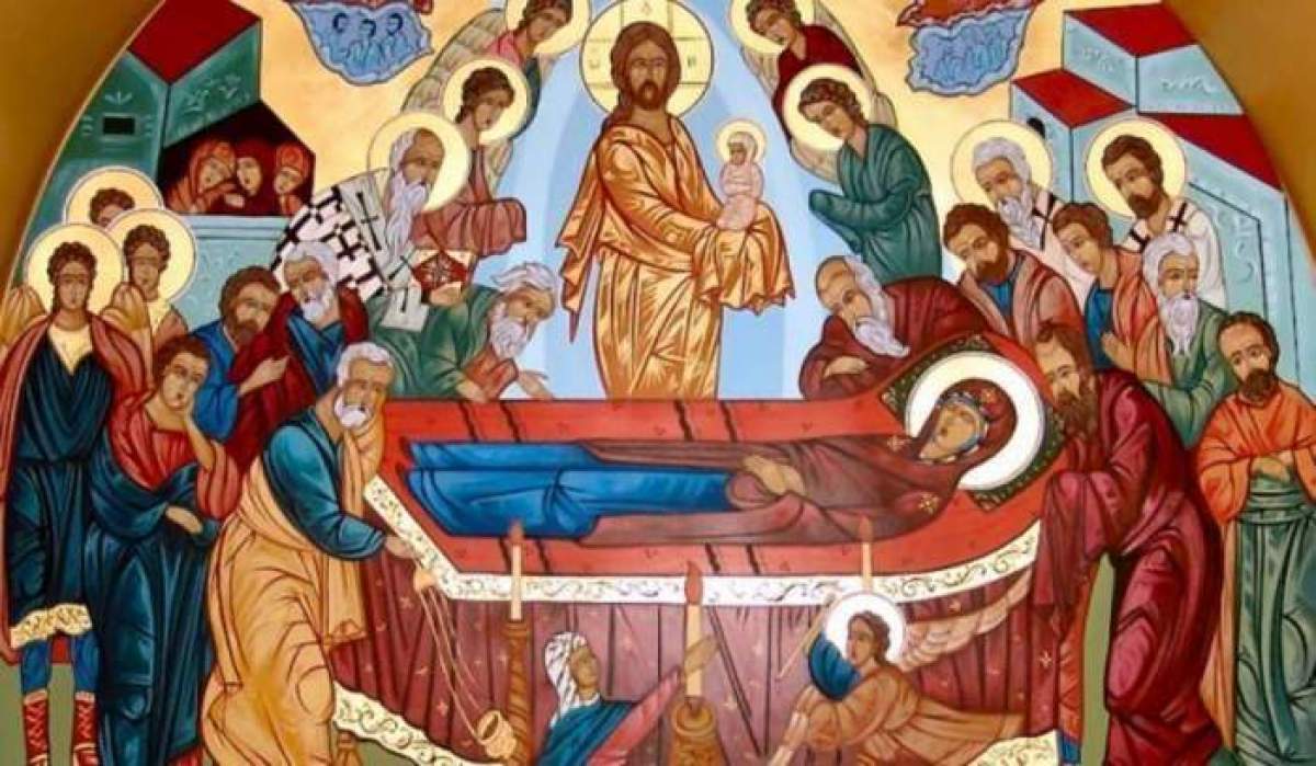 Sfânta Maria și îngerii