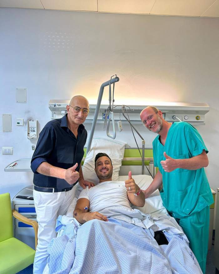Valentin Sanfira, operat de urgență în vacanța din Italia! A suferit o accidentare gravă / FOTO