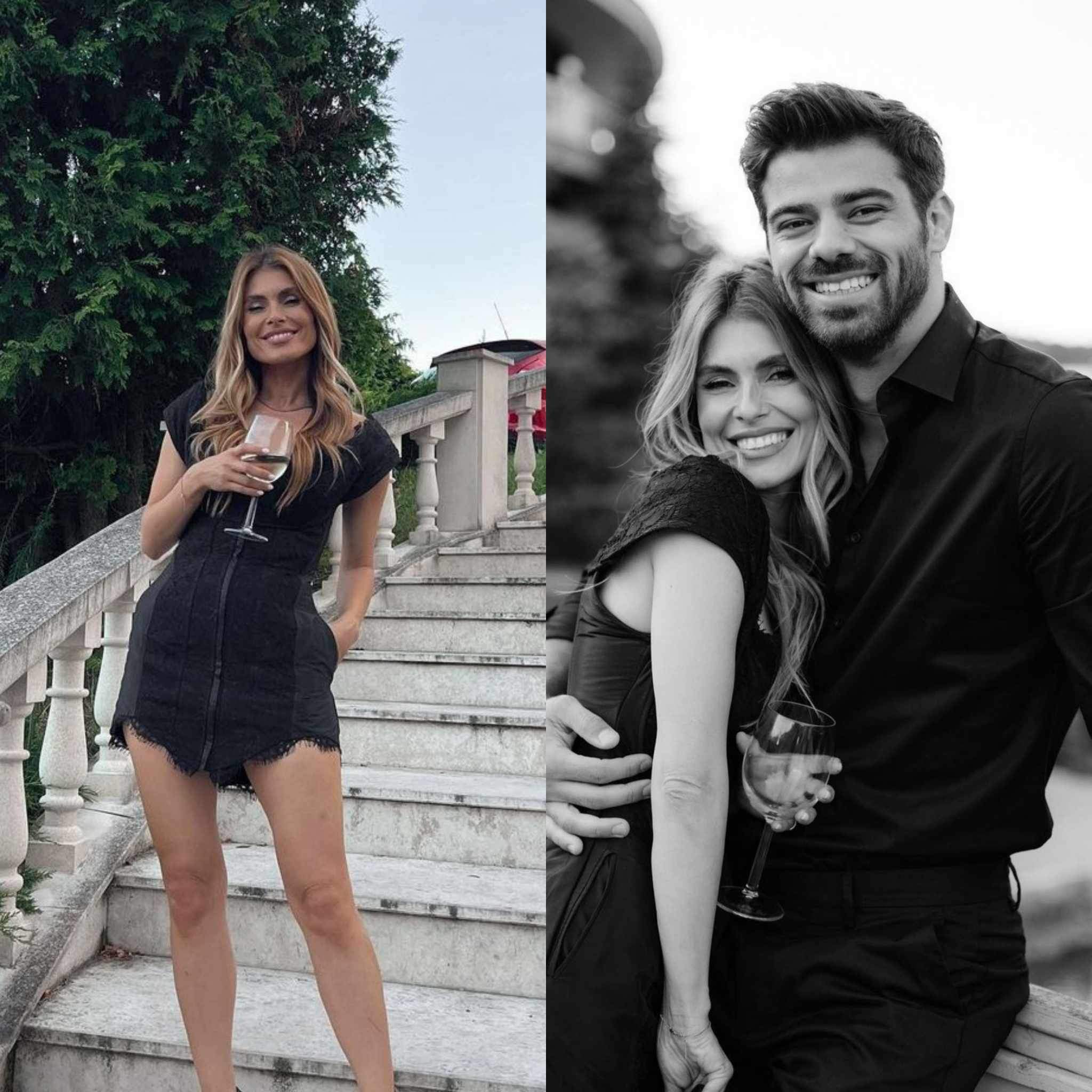 Colaj foto cu influencerița Sânziana Negru și iubitul ei, Ștefan Floroaica