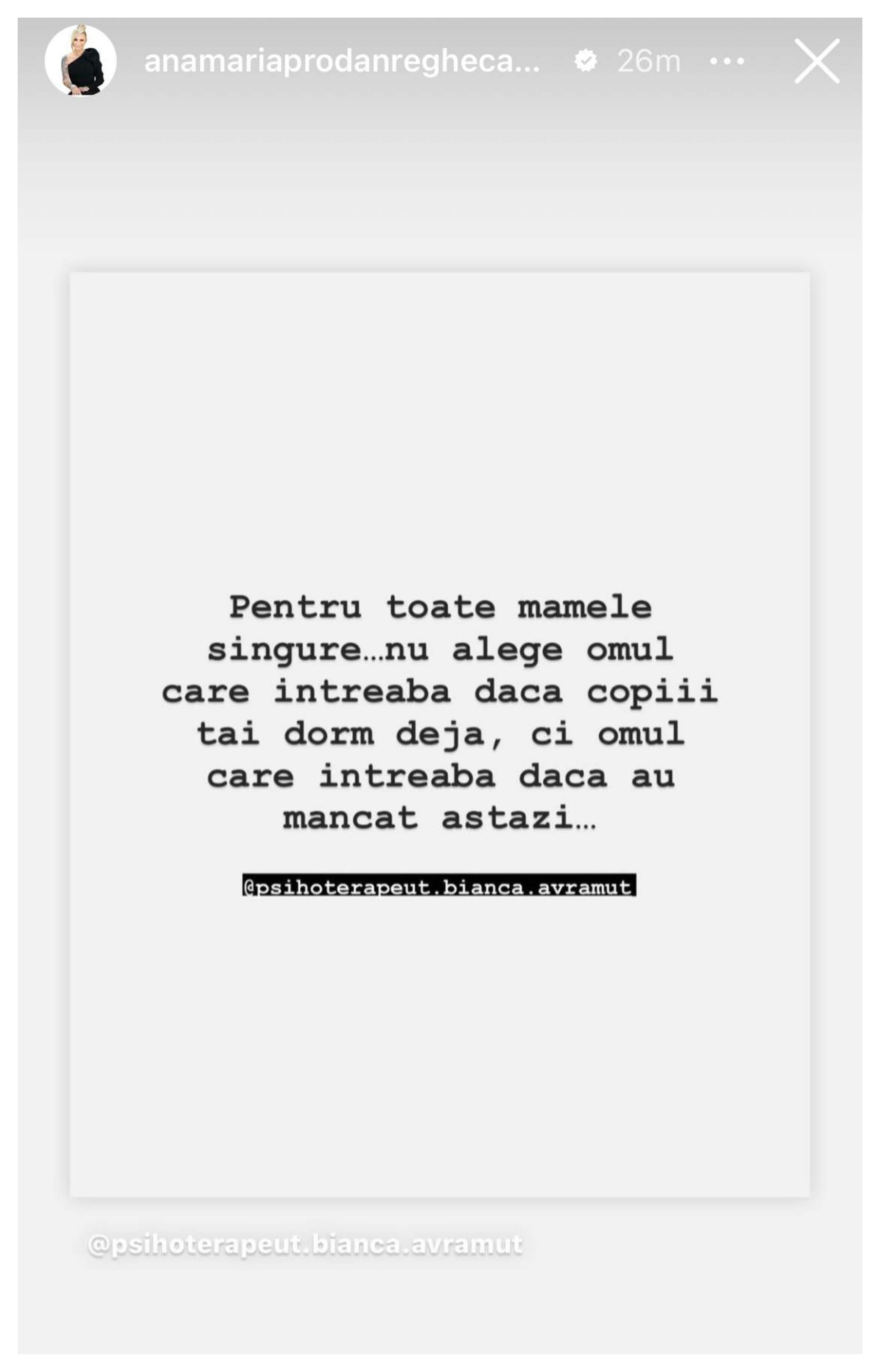 Anamaria Prodan, sfat pentru mamele singure! Ce trebuie sa facă un bărbat pentru a merita să fie alături de ele