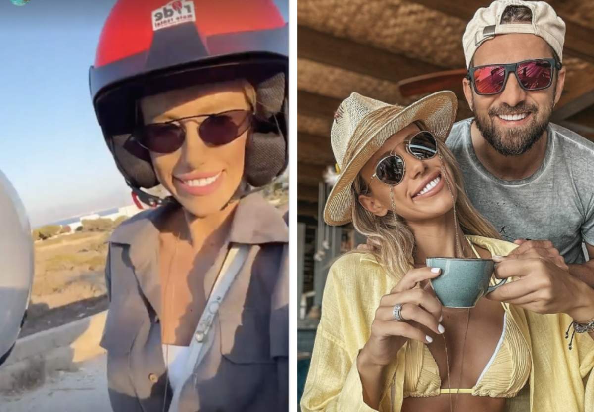 Gabriela și Dani Oțil Gabriela și Dani Oțil, momente romantice din luna de miere. Cei doi au mers pe una dintre cele mai vizitate insule din Grecia