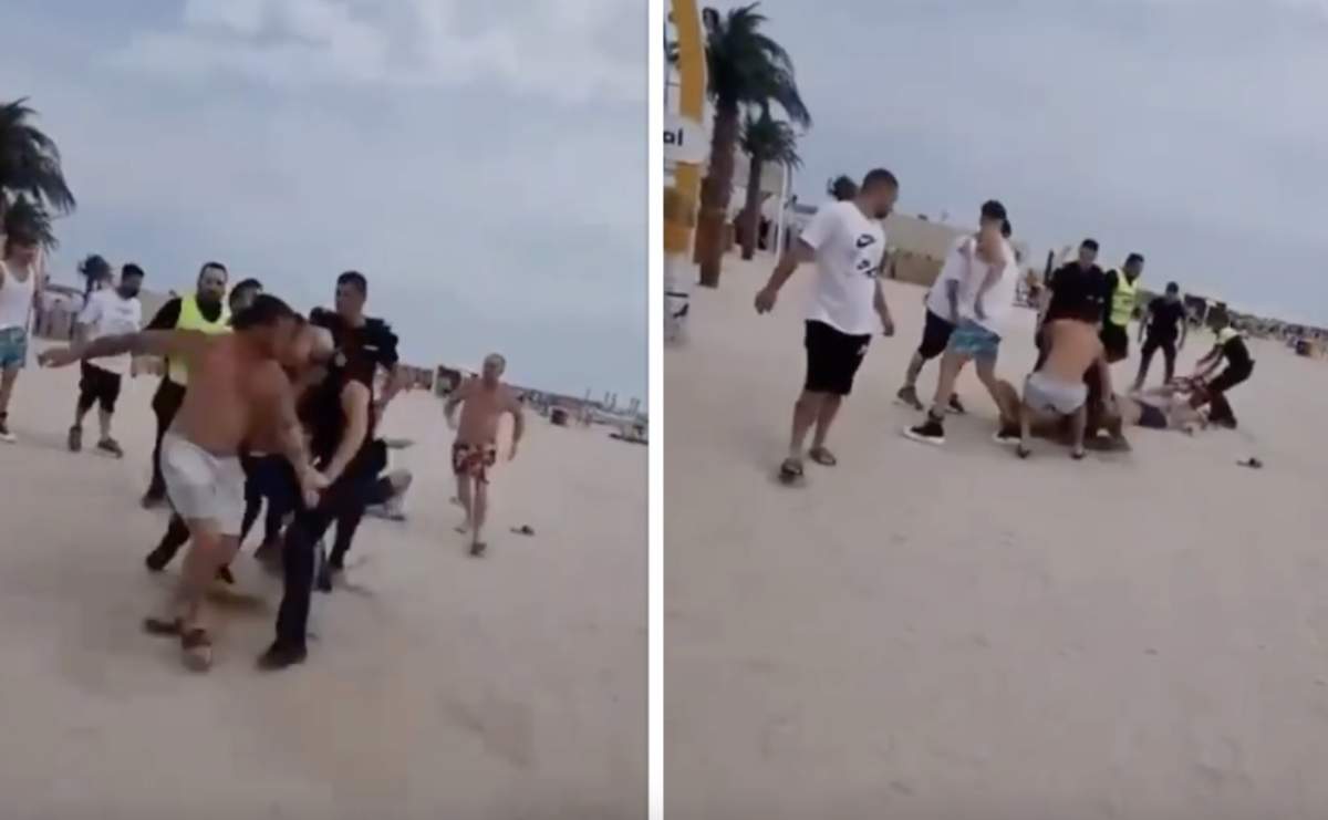 Bătaie pe plaja din Costinești Mai mulți turiști au fost încătușați pe o plajă din Costinești. De la ce a pornit conflictul între oamenii aflați în vacanță și autorități