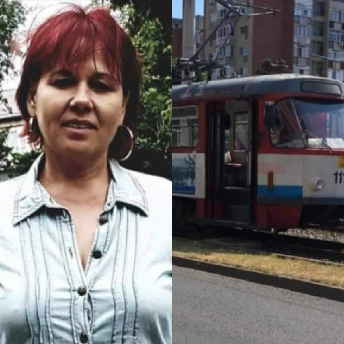 O femeie a murit sub un tramvai, în Arad Colaj foto cu Alessia, femeia care a murit sub un tramvai, în Arad și cumplitul accident