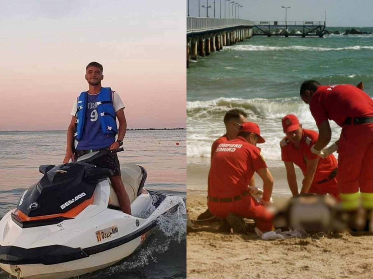 Dani a plecat în larg să o salveze pe adolescentă. Dani și medici care resuscitează un tânăr pe plajă în Mamaia