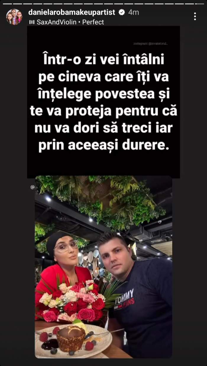 Dana Roba, mesaj emoționant pentru iubitul ei, Beniamin. Ce a spus make-up artistul despre legătura lor / FOTO