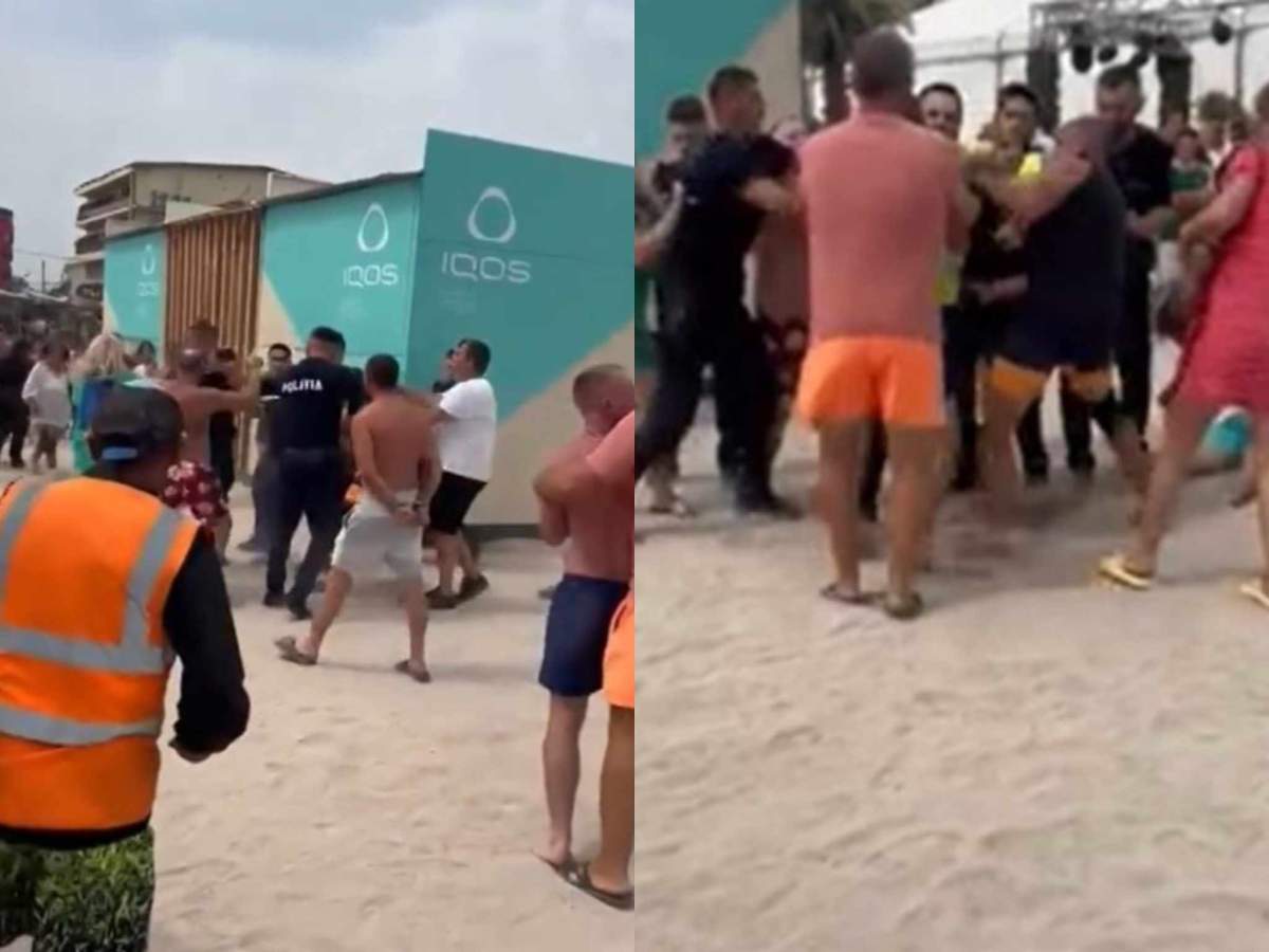 Polițistul a făcut parte 10 ani din Legiunea Străină, ca soldat de elită. imagini de la scandalul din Costinești