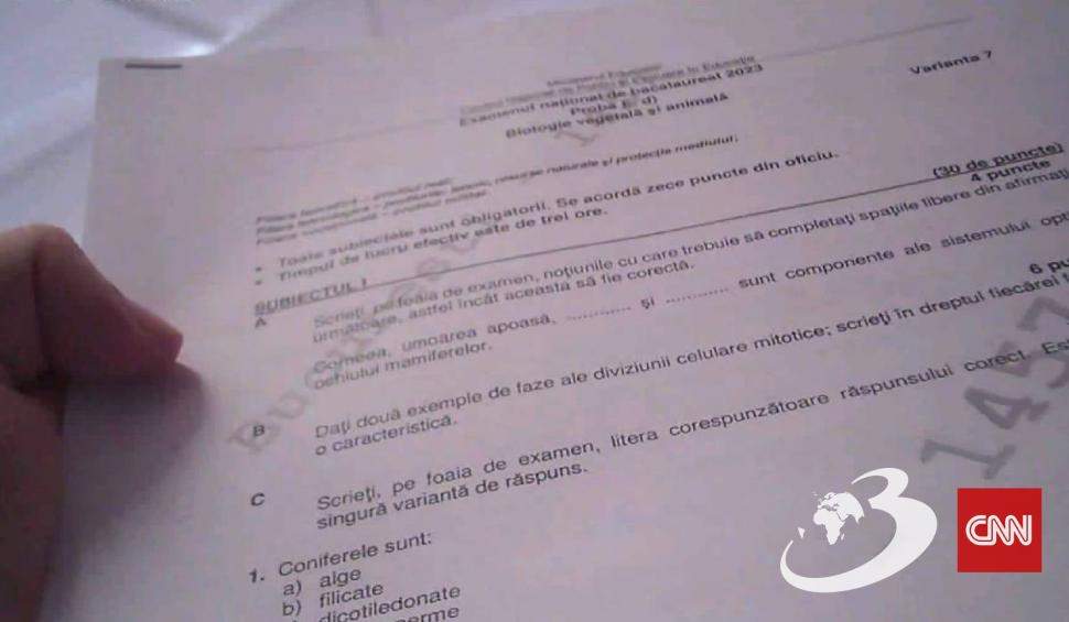 Bacalaureat 2023, sesiunea de toamnă. Au fost publicate subiectele probei la alegere a profilului