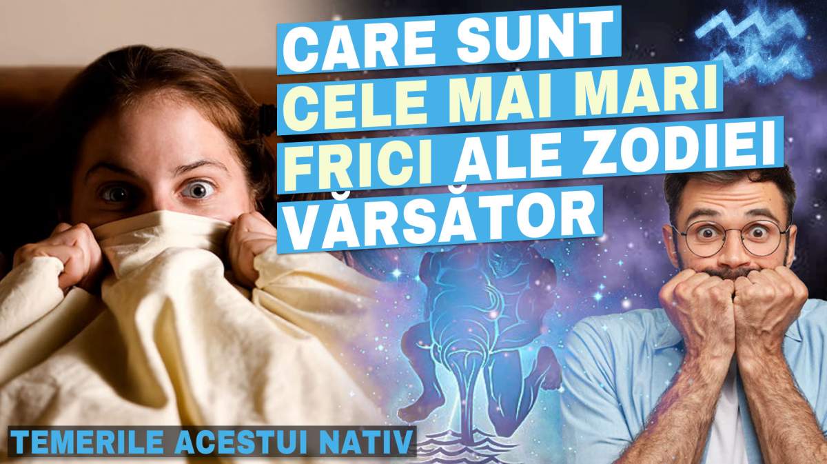 Machetă cu zodia Vărsător și fricile ei