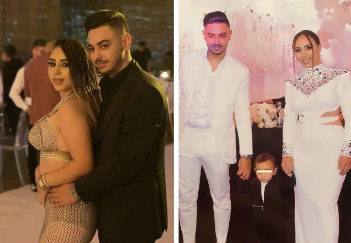Dani Stoian și soția lui, Mihaela Sărbătoare mare în familia lui Florin Salam! Dani, fiul manelistul, și soția sunt nași. Cei doi au atras toate privirile