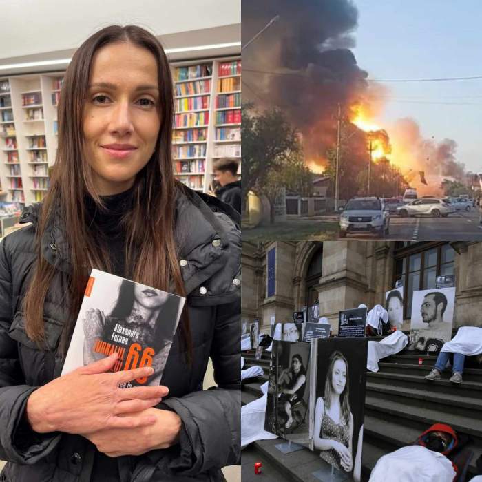 Colaj foto cu Alexandra Furnea, cazul Colectiv și tragedia de la Crevedia
