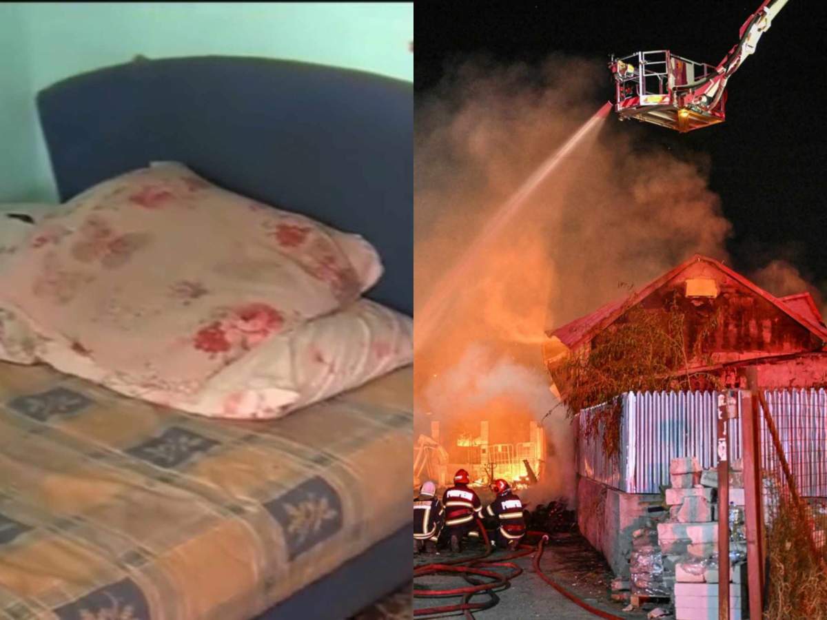 Casa lui Alin nu mai are tavanul întreg, imagine din casa lui alin și de la explozie