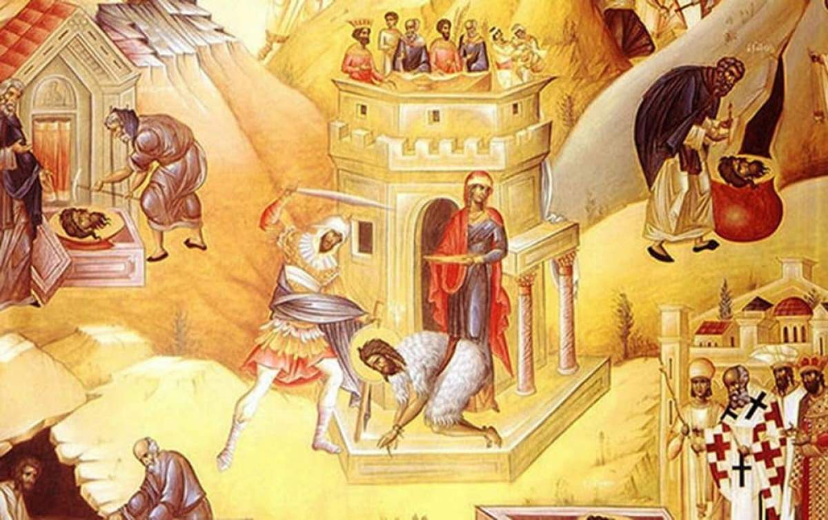 Calendar Ortodox, 29 august 2023. Tăierea Capului Sfântului Ioan Botezătorul. Rugăciunea pe care trebuie să o rostești 9 zile la rând pentru îndeplinirea dorințelor