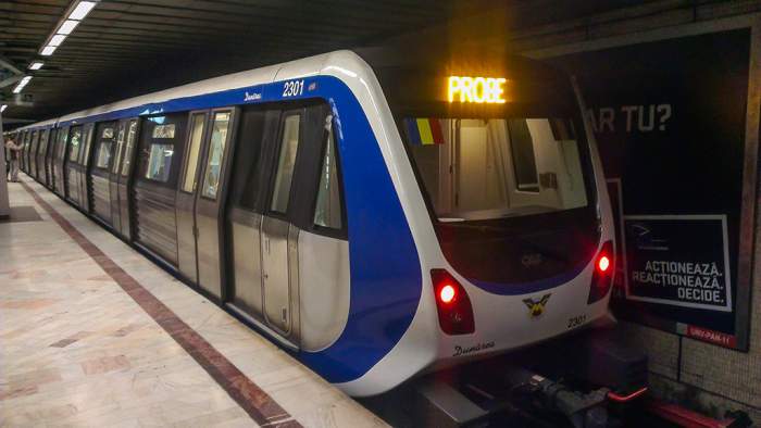 Circulația la metroul din București este perturbată! Pe o Magistrală se circulă pe un singur sens