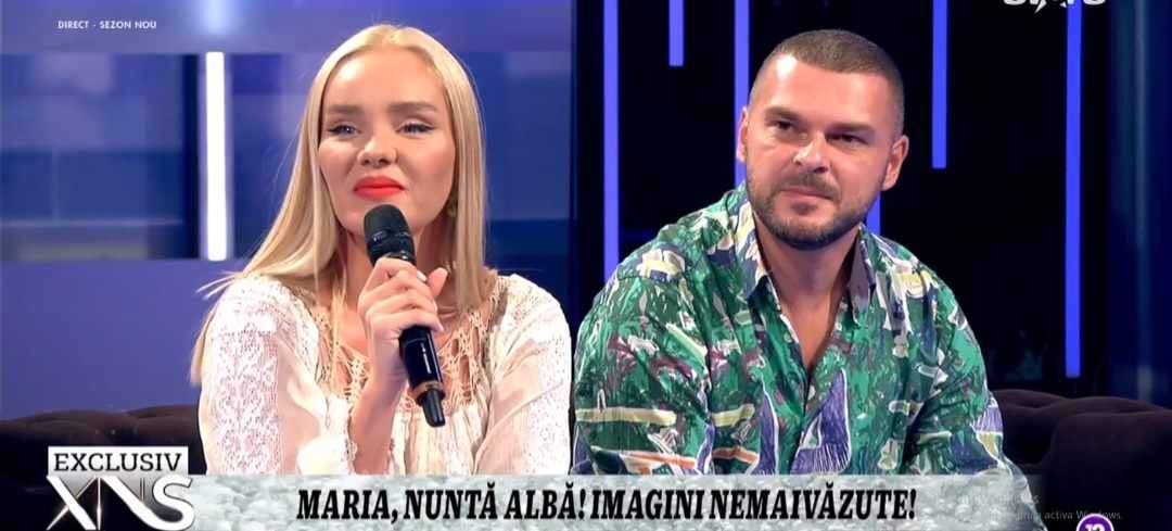 Fotografie cu soții Maria Constantin și Robert Stoica la Xtra Night Show