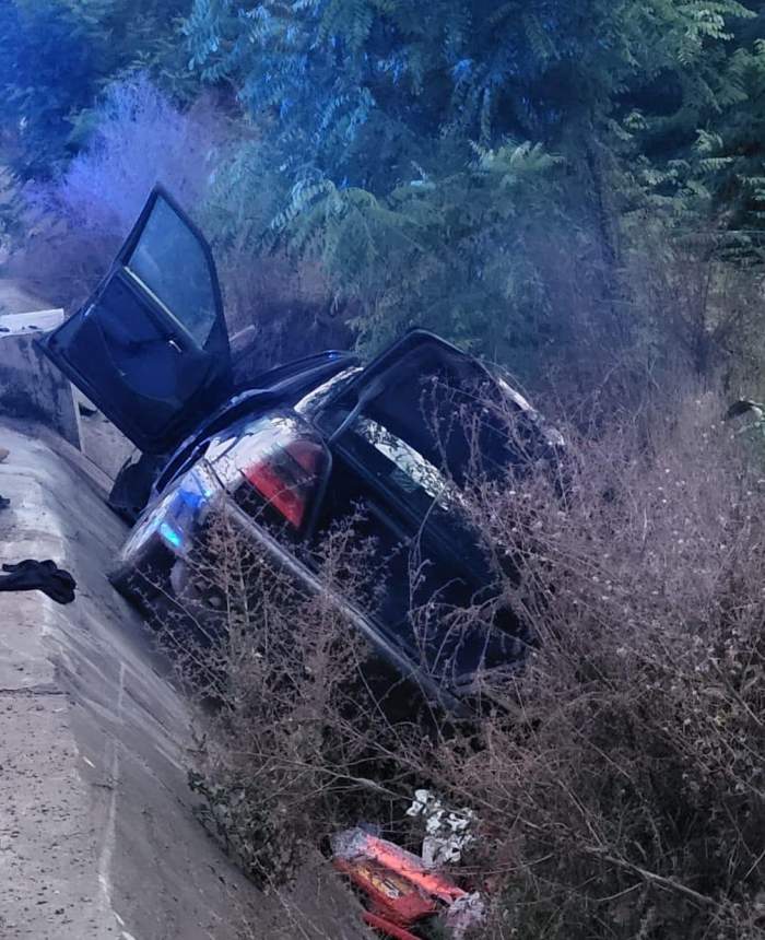 mașina din accidentul din Botoșani