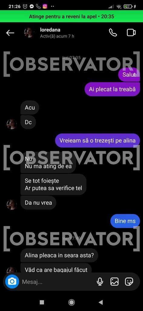 Conversații halucinante între criminala din Mangalia și iubitul victimei! Ce au discutat, la scurt timp după crimă: "Nu te mai iubește, Sergiu" / FOTO