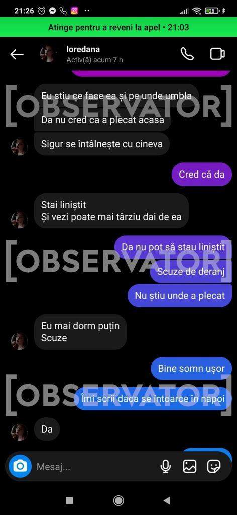 Conversații halucinante între criminala din Mangalia și iubitul victimei! Ce au discutat, la scurt timp după crimă: "Nu te mai iubește, Sergiu" / FOTO