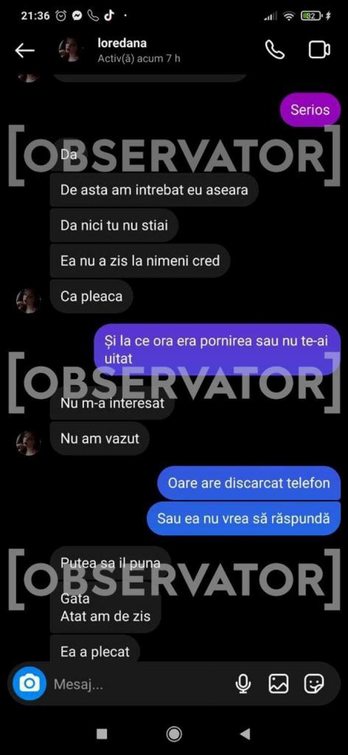 Conversații halucinante între criminala din Mangalia și iubitul victimei! Ce au discutat, la scurt timp după crimă: "Nu te mai iubește, Sergiu" / FOTO