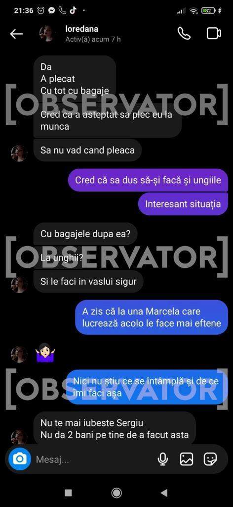 Conversații halucinante între criminala din Mangalia și iubitul victimei! Ce au discutat, la scurt timp după crimă: "Nu te mai iubește, Sergiu" / FOTO