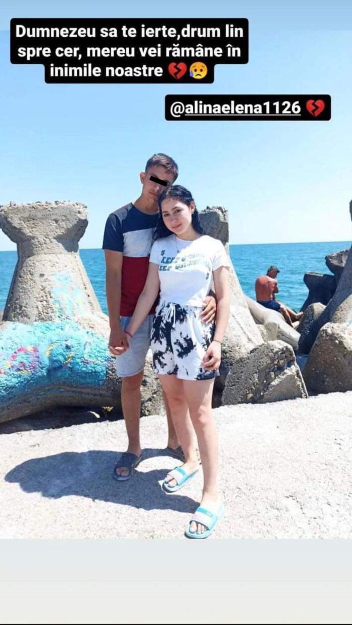 Iubitul Alinei, mesaj dureros de adio! Sergiu are inima frântă de când iubita lui a fost ucisă cu cruzime în Mangalia / FOTO