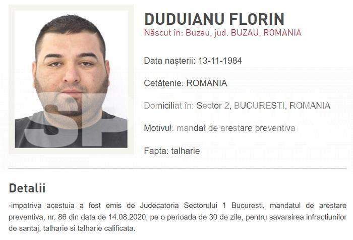 Interlopul din clanul Duduianu care l-a șantajat pe Florin Salam, capturat în SUA / Nevasta „tămăduitoare” a fost și ea reținută