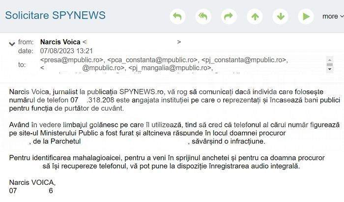 Purtător de cuvânt al Parchetului: „Hai, mai dă-te-n p...a mea!” / Procuroare școlită la „facultatea Gheboasă”