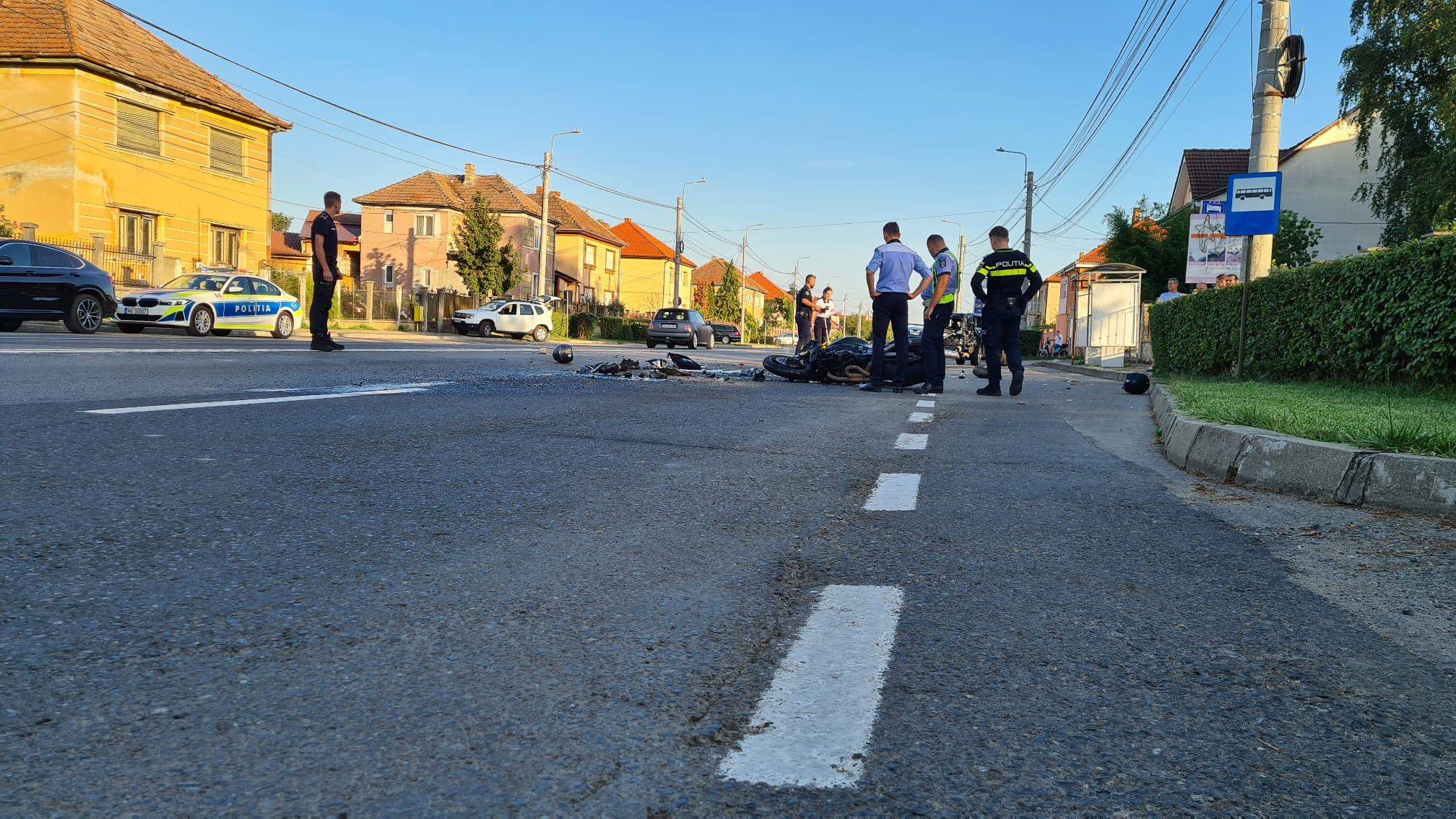 Motociclist mort, după un accident