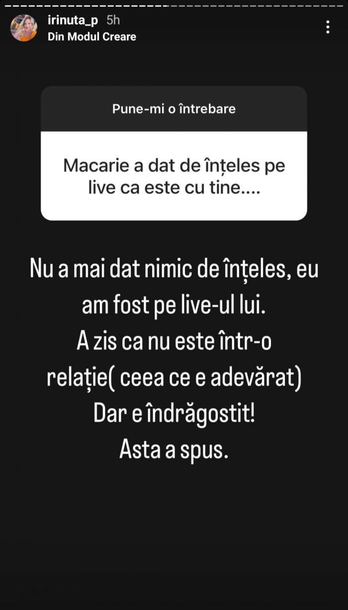 Irina de la Mireasa, sezonul 7, adevărul despre presupusa relație cu Alex. Formează sau nu cei doi un cuplu / FOTO