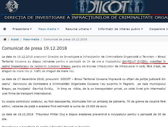 Traficantul de cocaină din Jandarmeria Română, întâlnire emoționantă cu tatăl interlop / Cum a scăpat seniorul cu o pedeapsă cu suspendare!