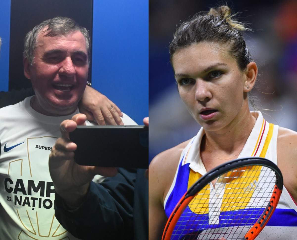 colaj din doua poze cu gica hagi si simona halep