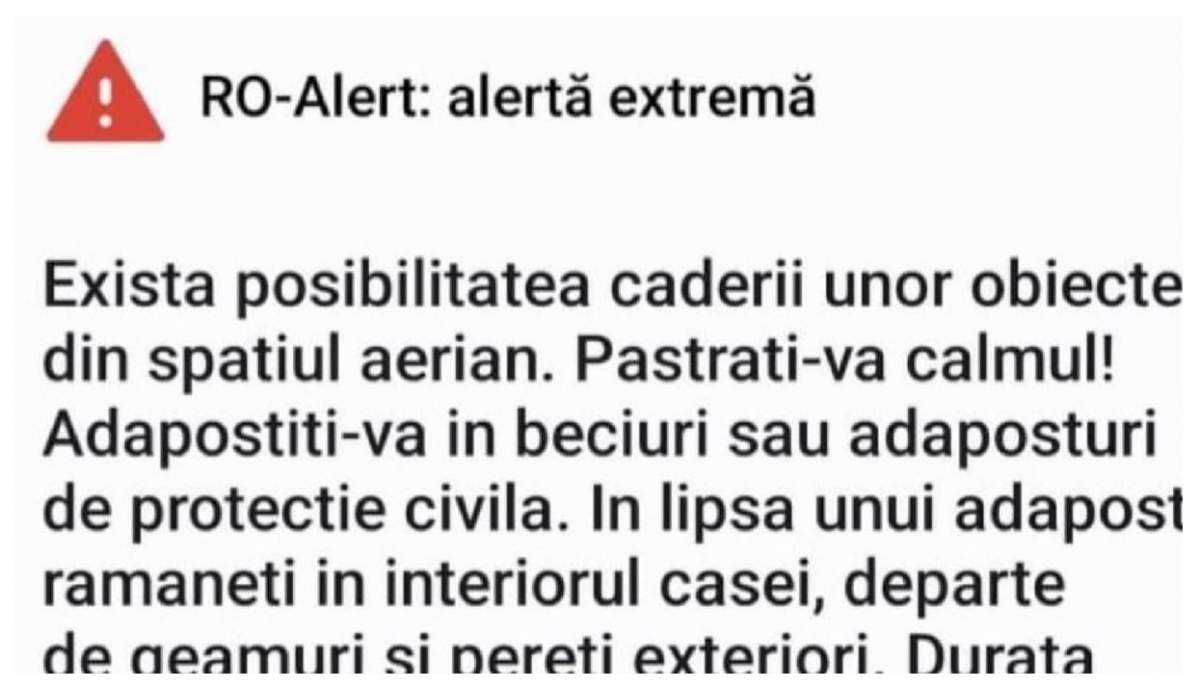 mesaj ro alert