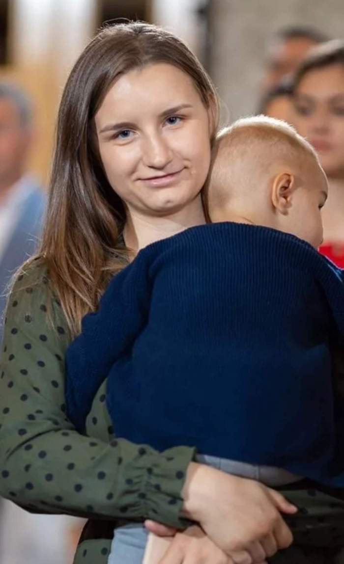 Alexandra Ivanov și copilul ei
