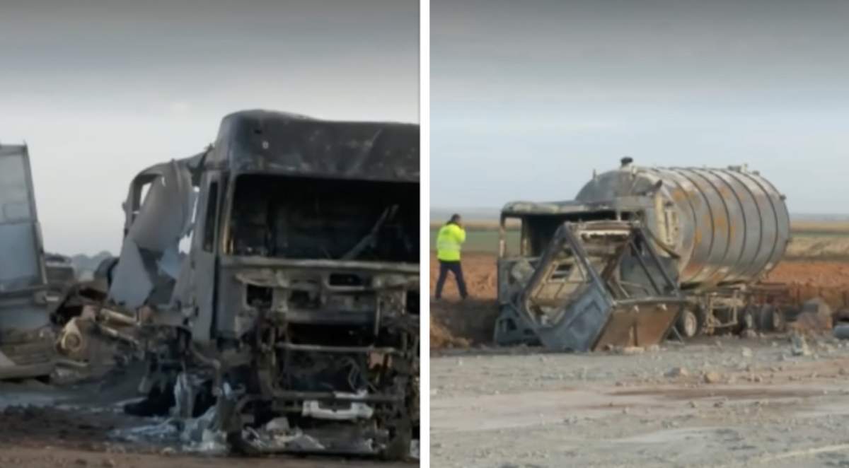 Imaginile exploziei din localitatea Călimănești, din Vrancea Primele imagini după explozia din localitatea Călimănești, din Vrancea. Cum arată acum locul în care patru persoane și-au pierdut viața și alte cinci au fost rănite