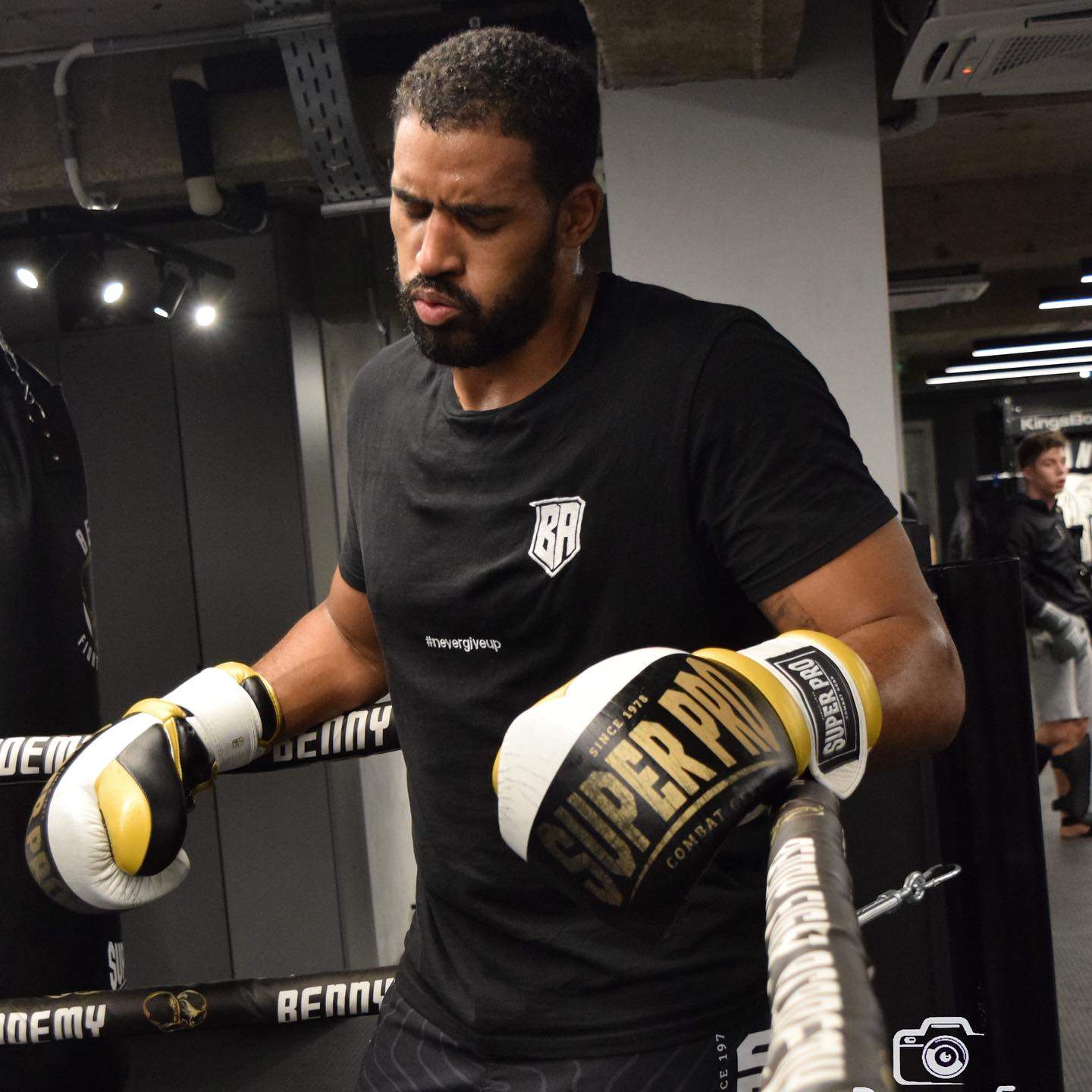 Benny Adegbuyi in ring