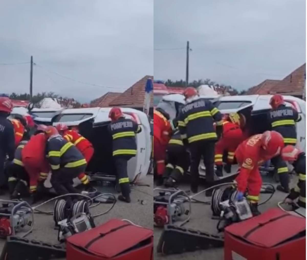 Accident grav în județul Gorj! O persoană a murit și alte două au fost rănite / VIDEO