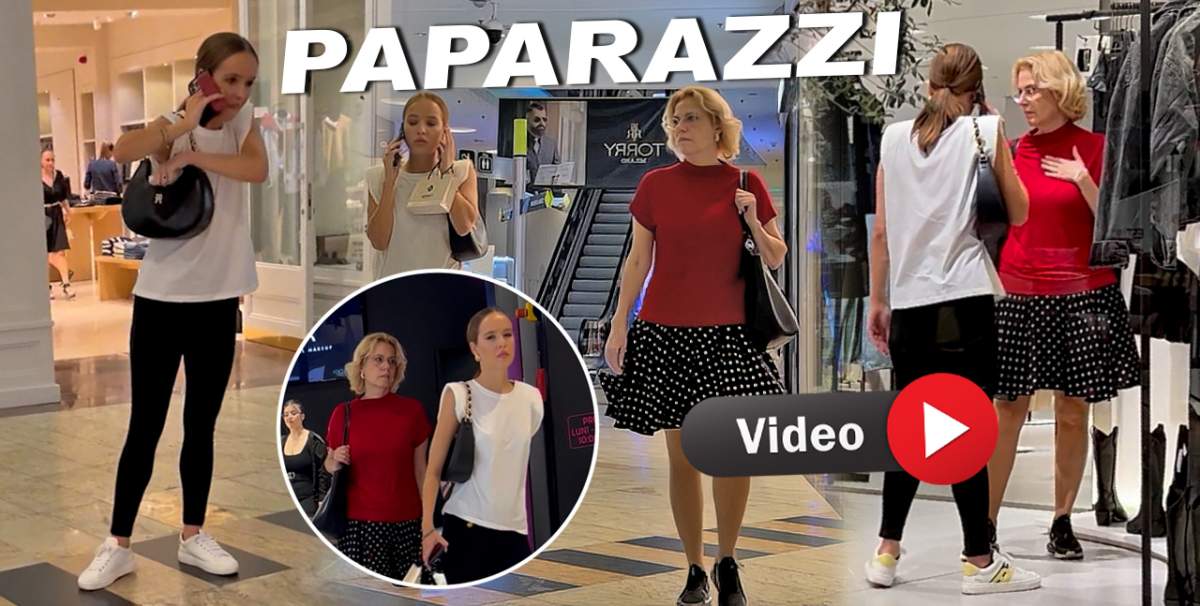 Așa mamă, așa fiică! Raluca Moianu și Mara, ieșire ”ca fetele” la mall! Vedeta nu spune ”nu” la nimic! / PAPARAZZI