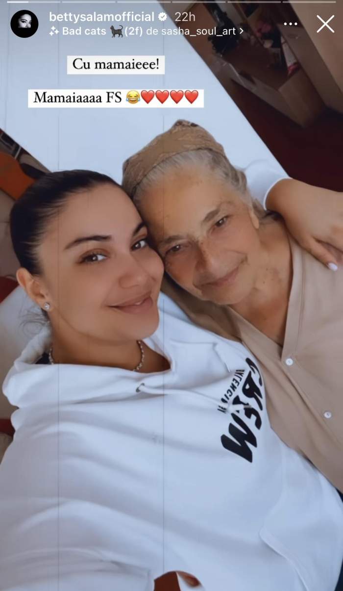 Imagine rară cu mama lui Florin Salam. Betty Vișănescu a facut publică fotografia cu bunica ei / FOTO