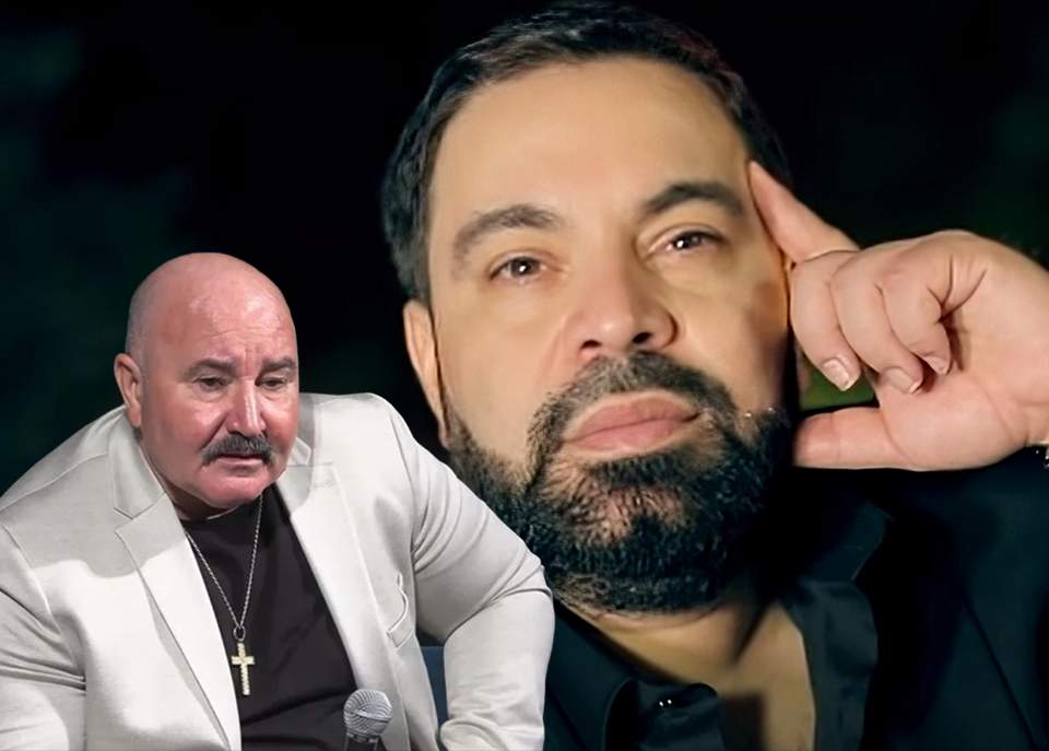 Machetă foto cu Florin Salam și Nuțu Cămătaru