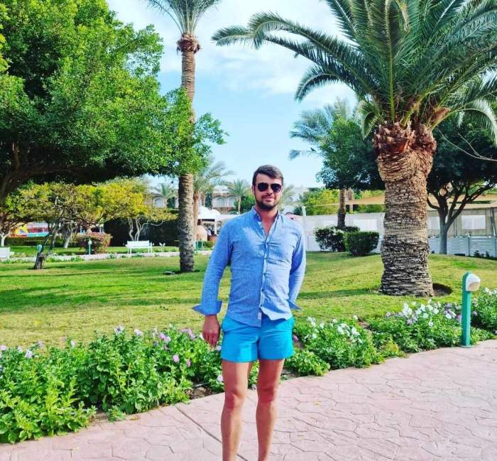 Marius Elisei în vacanță.