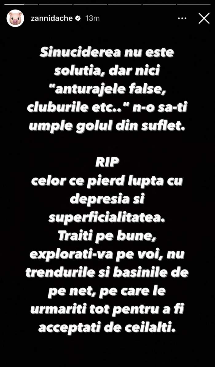 Mesajele controversate ale lui Zannidache, după moartea lui DJ Lalla! Ce a transmis pe Instagram: „Lăsați drogurile, nu vă mai beți zilele” / FOTO