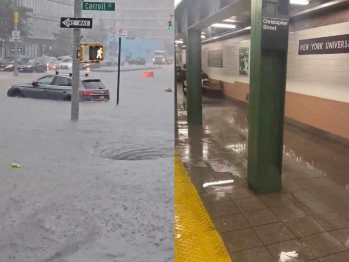inundatii în New York
