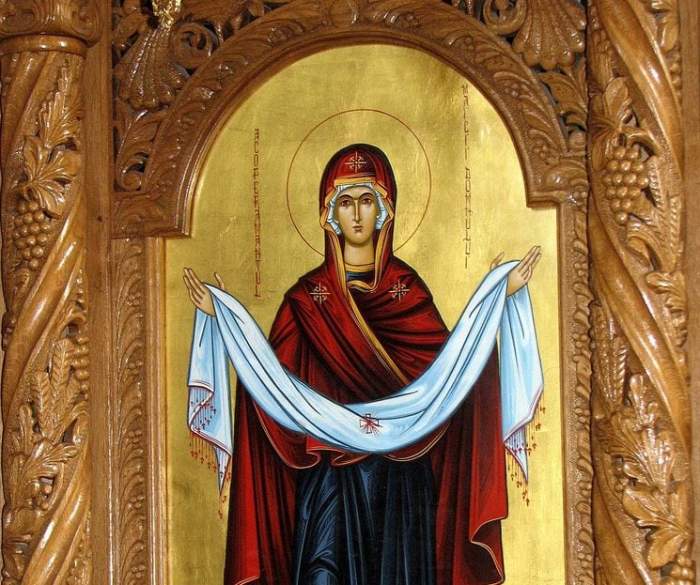 Calendar Ortodox, 1 octombrie 2023 - Acoperământul Maicii Domnului. Ce nu este bine să faci azi, în zi de sărbătoare cu cruce roșie