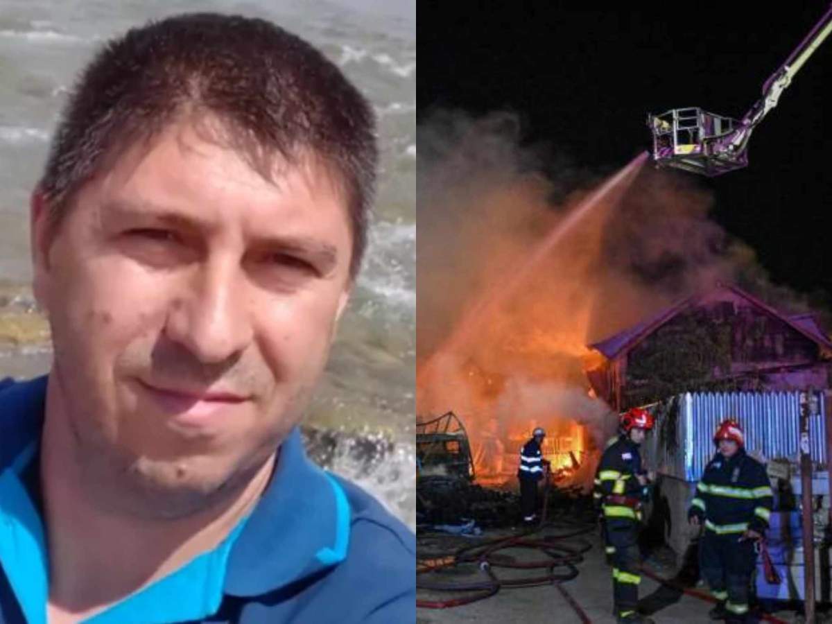 Bărbatul avea arsuri pe 95% din corp. Luigi Pascoci și imagine de la locul exploziei.