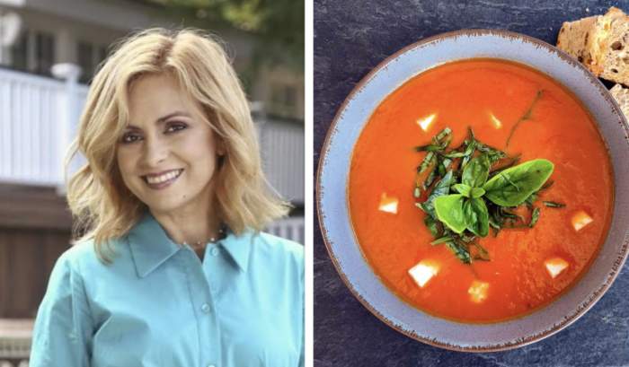Rețeta de supă cremă de roșii a Simonei Gherghe. Secretul descoperit de prezentatoarea TV